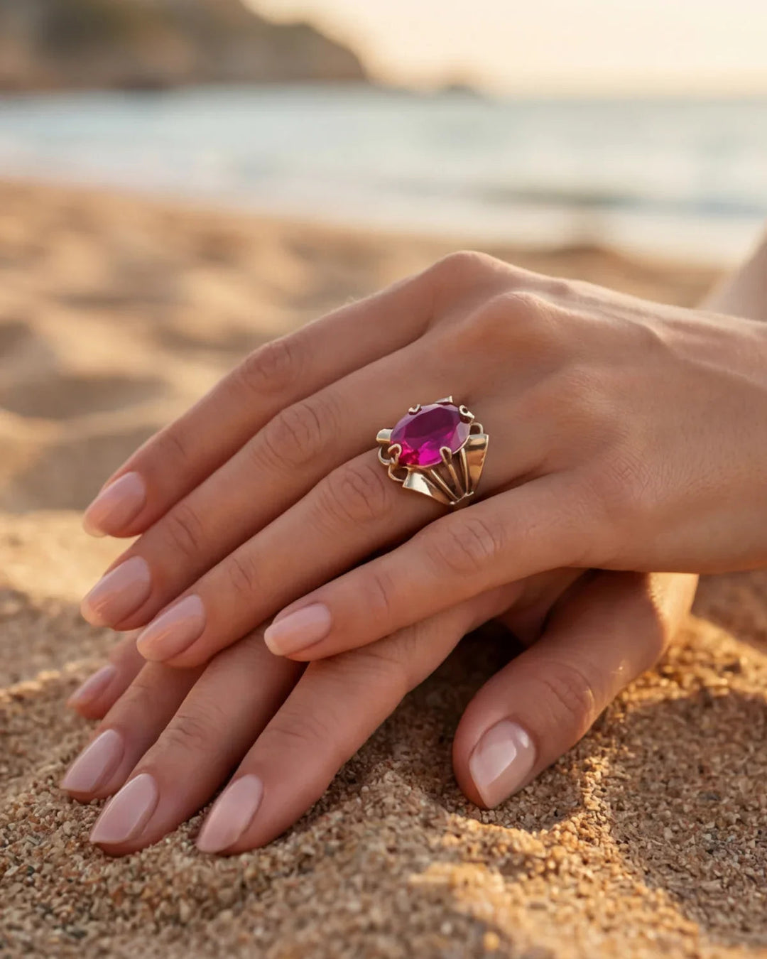 Livia Sapphire Ring