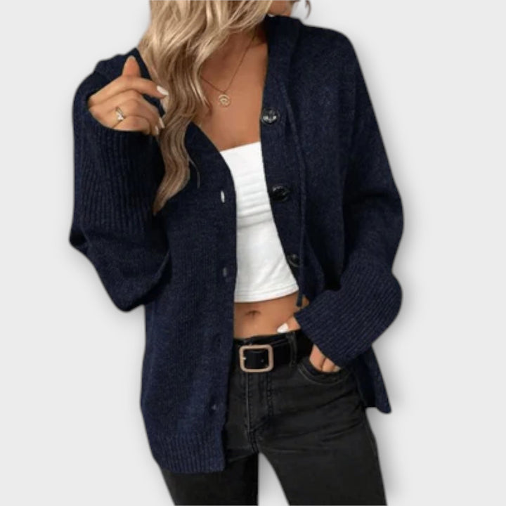 Brittan - Knitted sweater with buttons