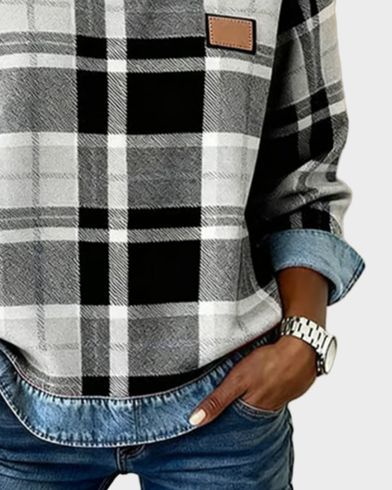 Ivy – Women's Patchwork Sweatshirt