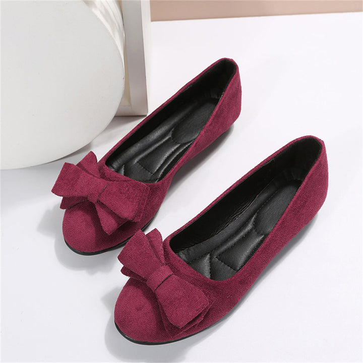 Trendy Women’s Slip-Ons with Bow and Soft Sole