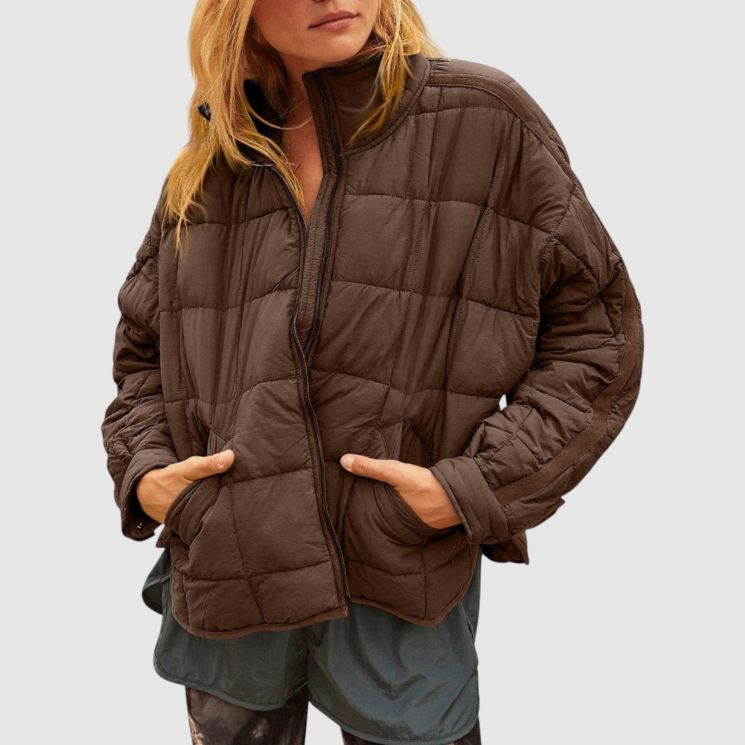 Gabriela - Light, compact quilted jacket with zipper
