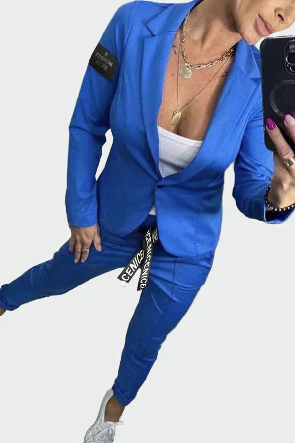 Ella - Women's loose trousers and jacket set