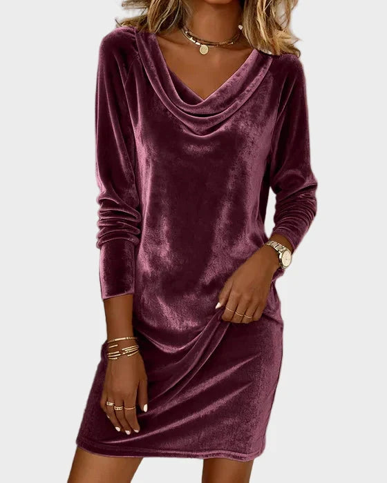 Frosina - Loose Velvet Dress
