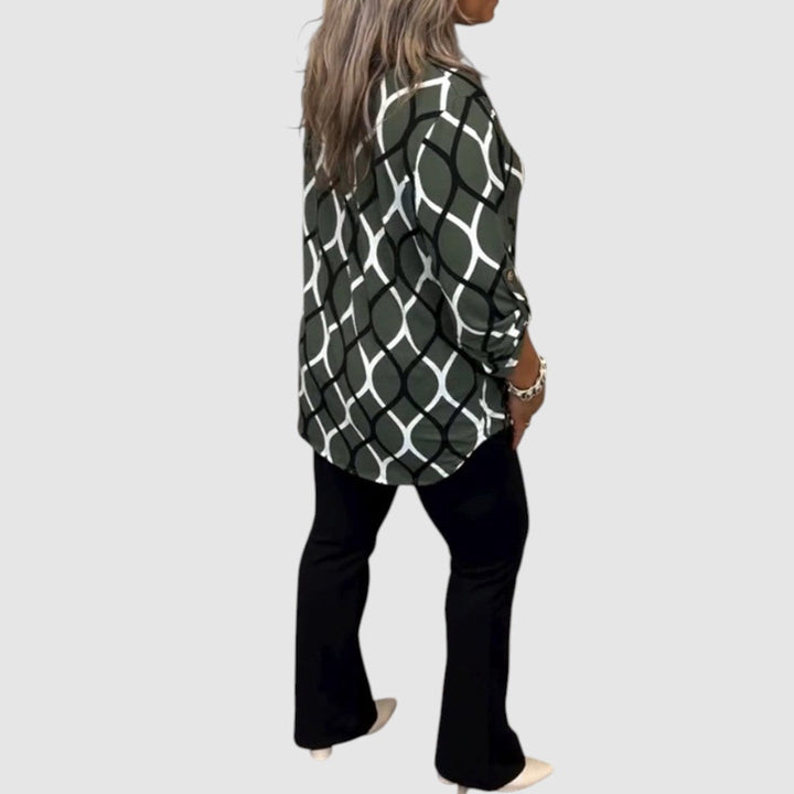 Ella - Blouse with a graphic print