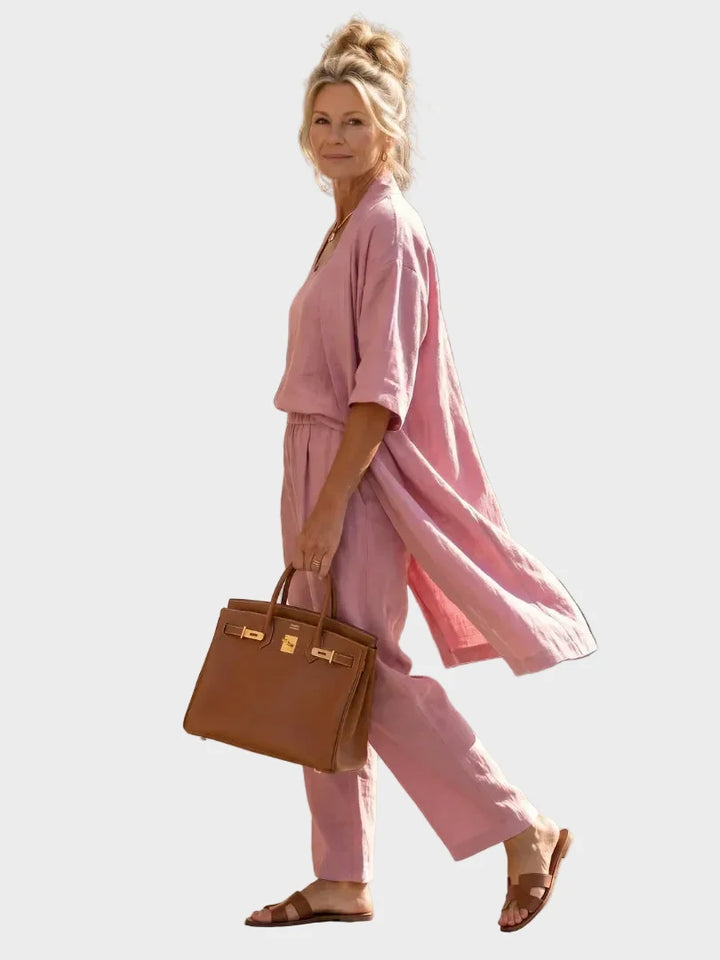 Linnea - Light linen set