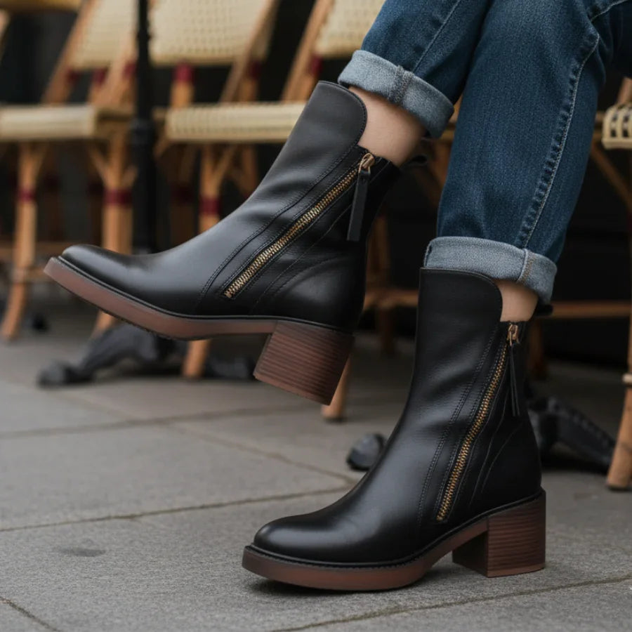Valorine Leather Boots