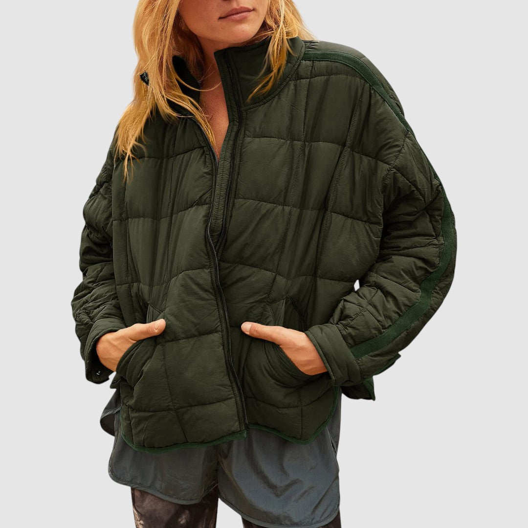 Gabriela - Light, compact quilted jacket with zipper