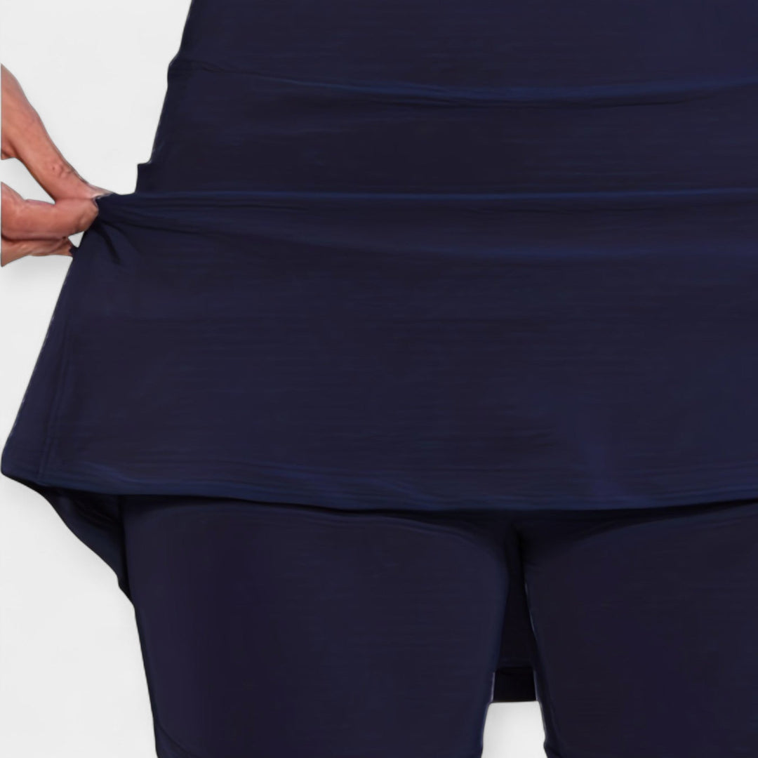 Elżbieta - High shorts with a skirt