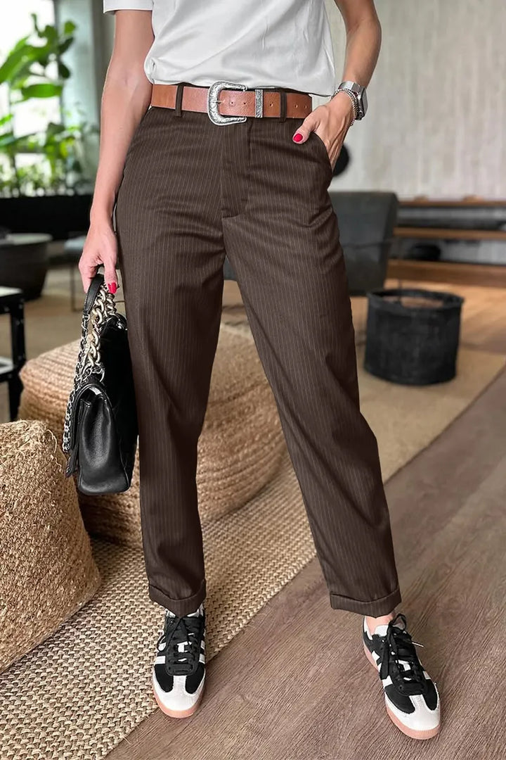 Mathilda - Striped suit trousers