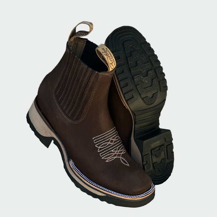 Ewa - Leather cowboy boots