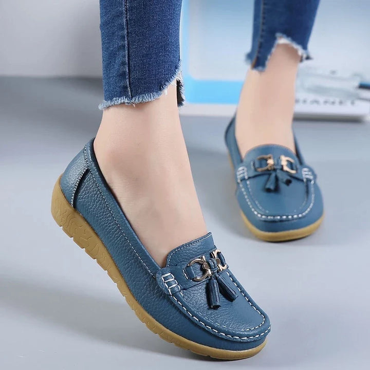 Tassel Wedge Loafers