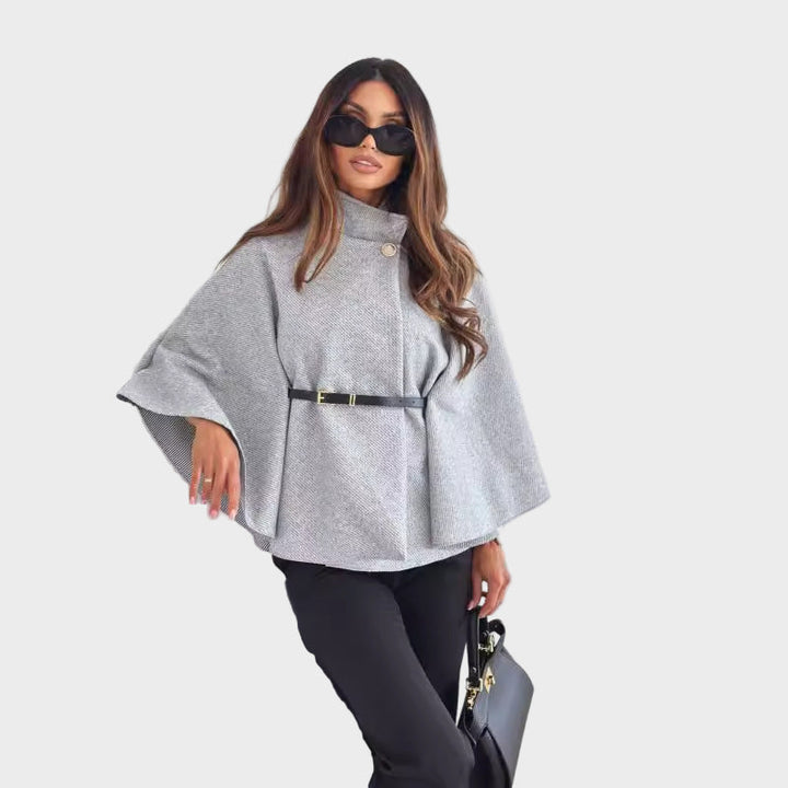 Selviora – Elegant jacket with butterfly sleeves and a belt