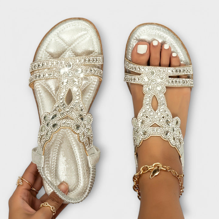 Birgit - Orthopedic sandals with boho charm