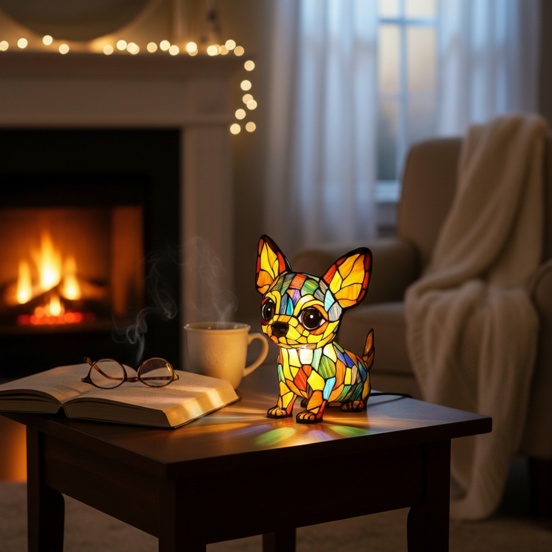 Charming Chihuahua Lamp