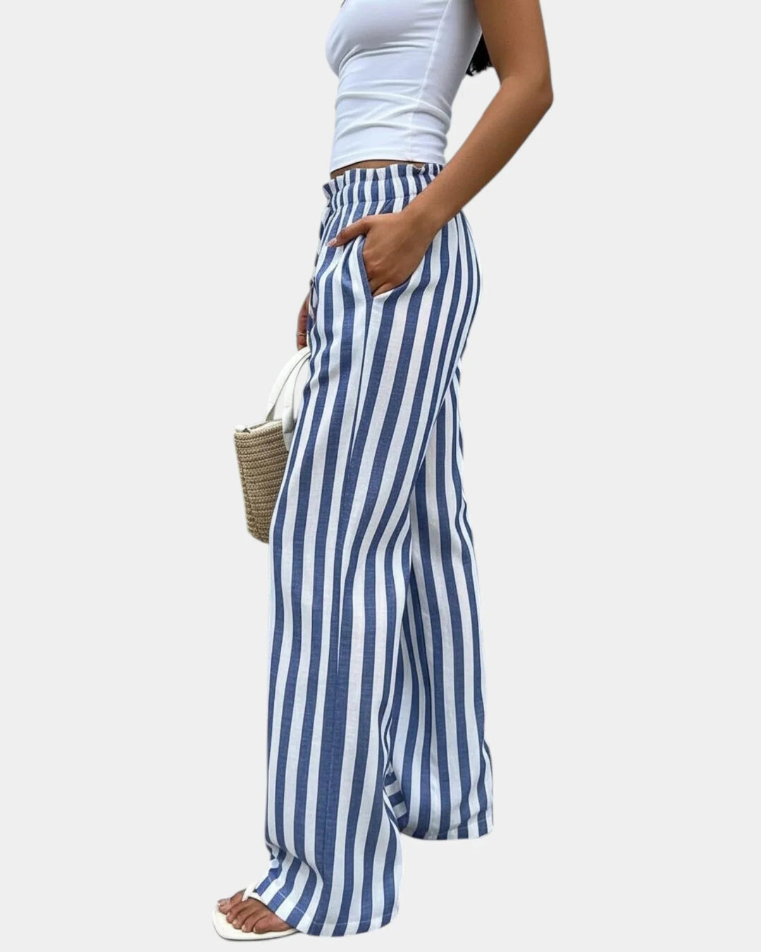 Marguerite Striped Pants