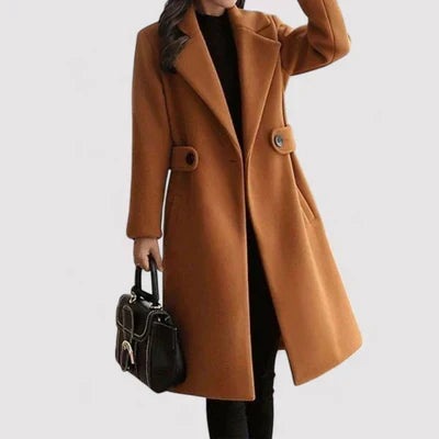 Clara - Woolen coat with a belt