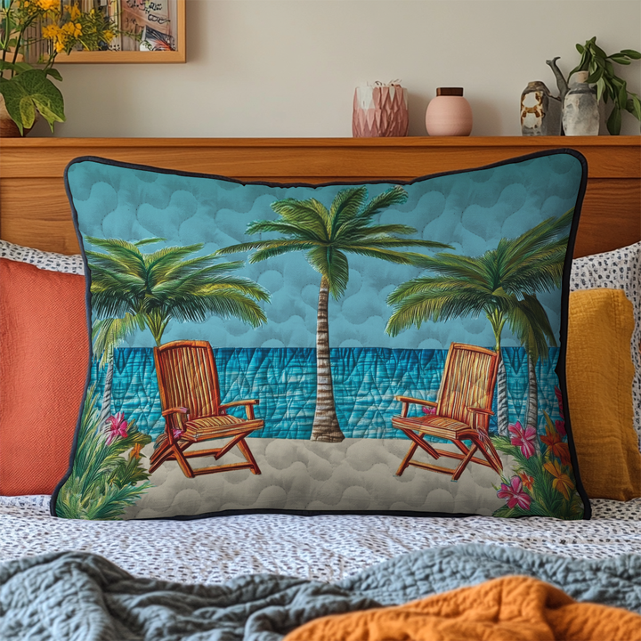 Shore Break Quilted Bedding Pillow Case