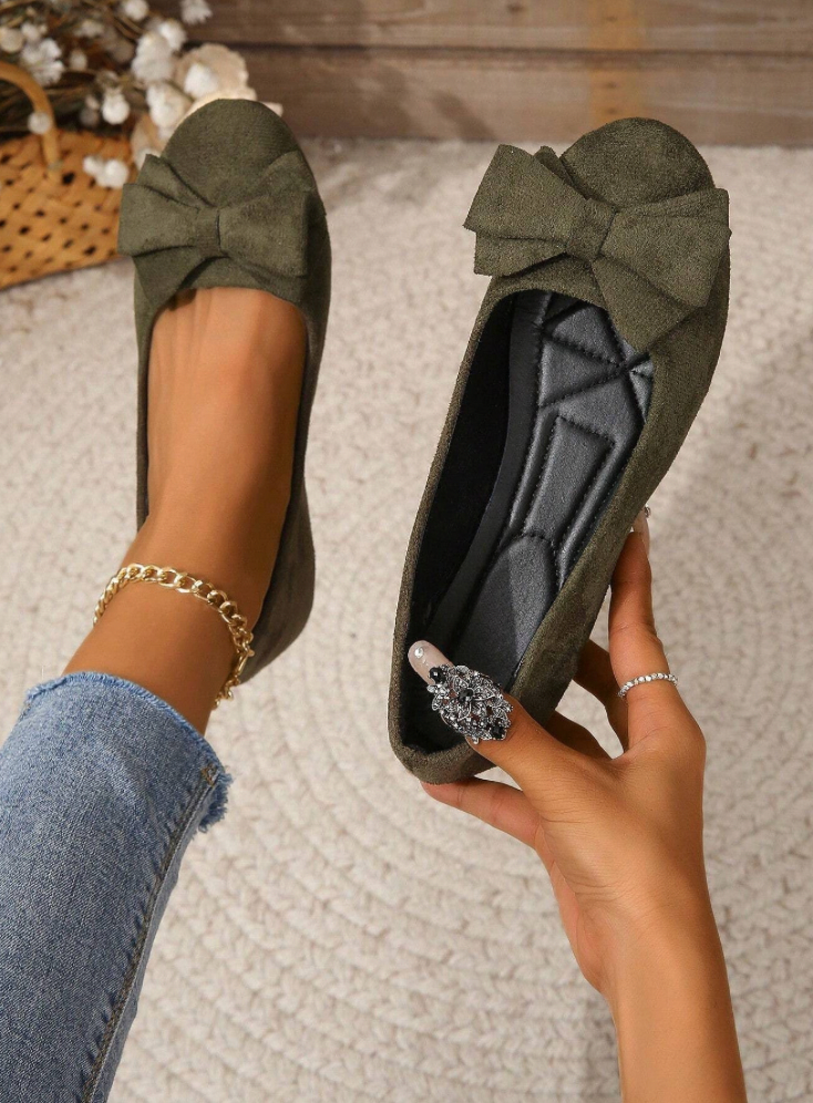 Bow Detail Ballet Flats