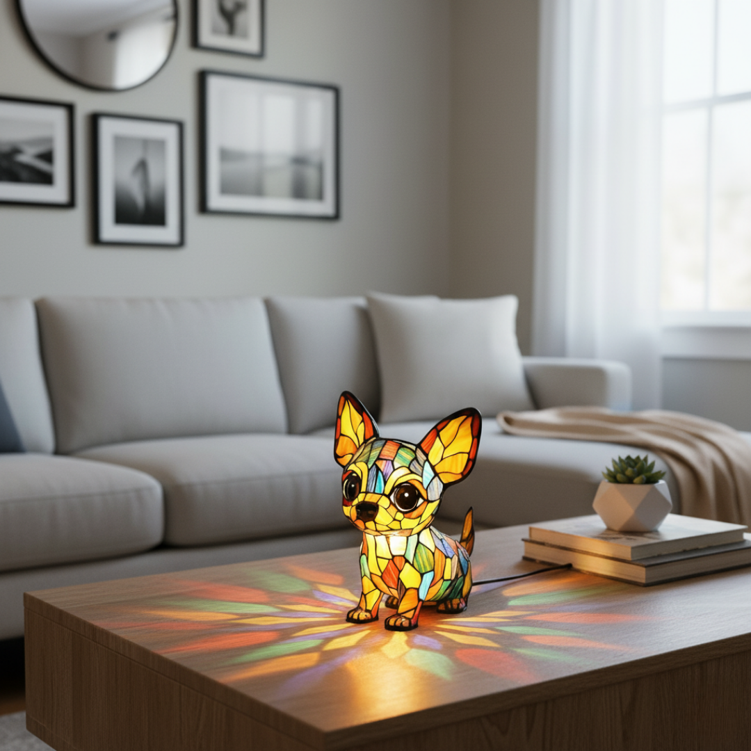 Charming Chihuahua Lamp