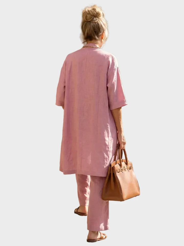 Linnea - Light linen set