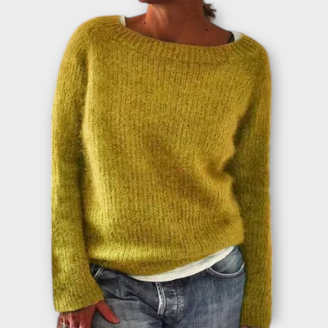 Regine – solid knitted sweater