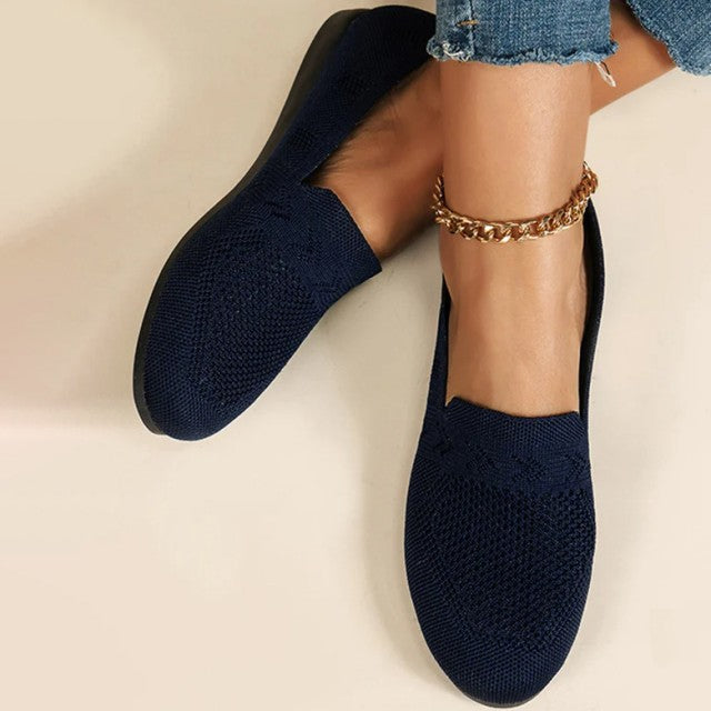 Mesh Slip-On Loafers