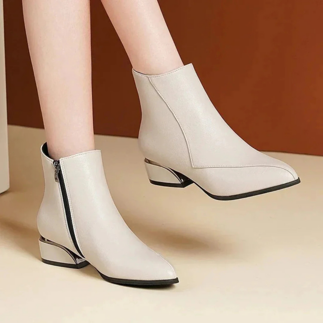 Classic Zipped Ankle Boots