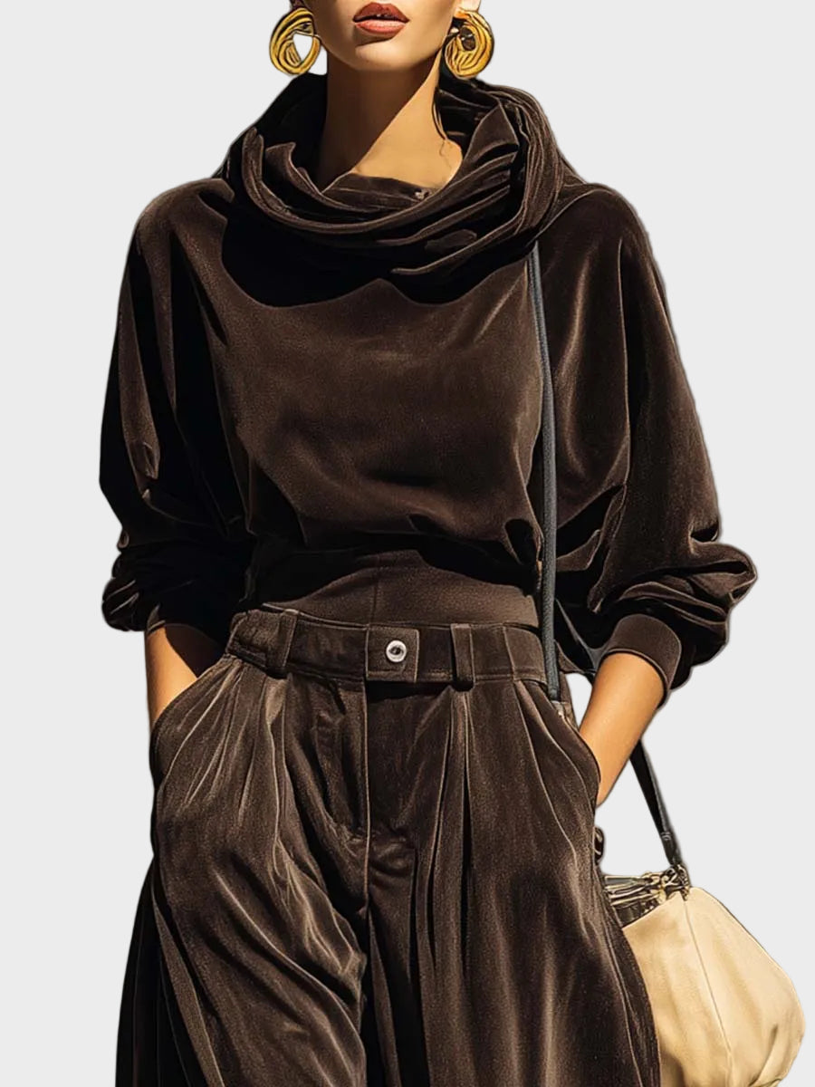 Solenne – loose velvet set
