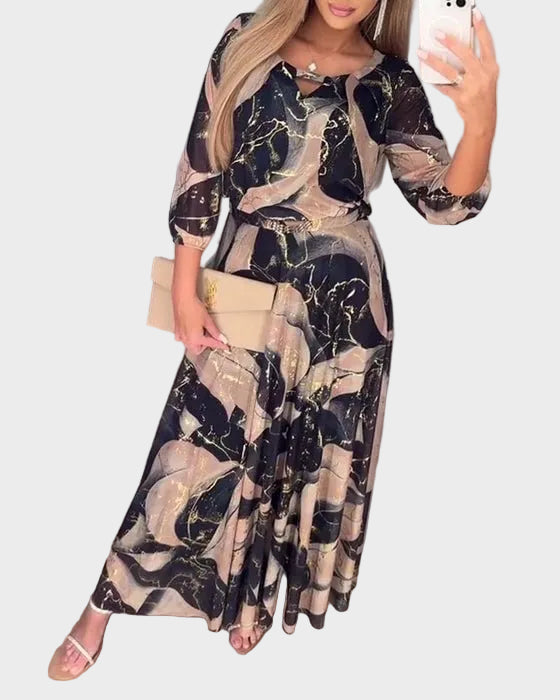 Anna - Elegant chiffon dress