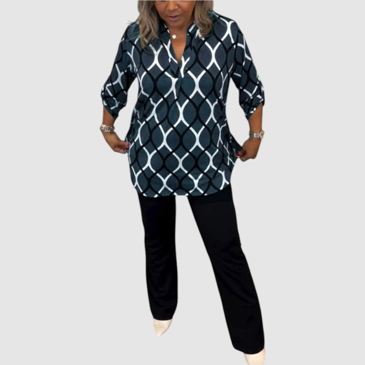 Ella - Blouse with a graphic print