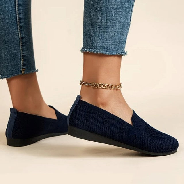 Mesh Slip-On Loafers