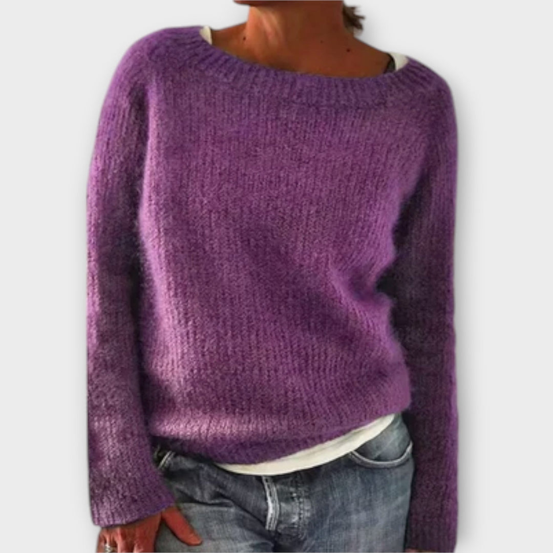 Regine – solid knitted sweater