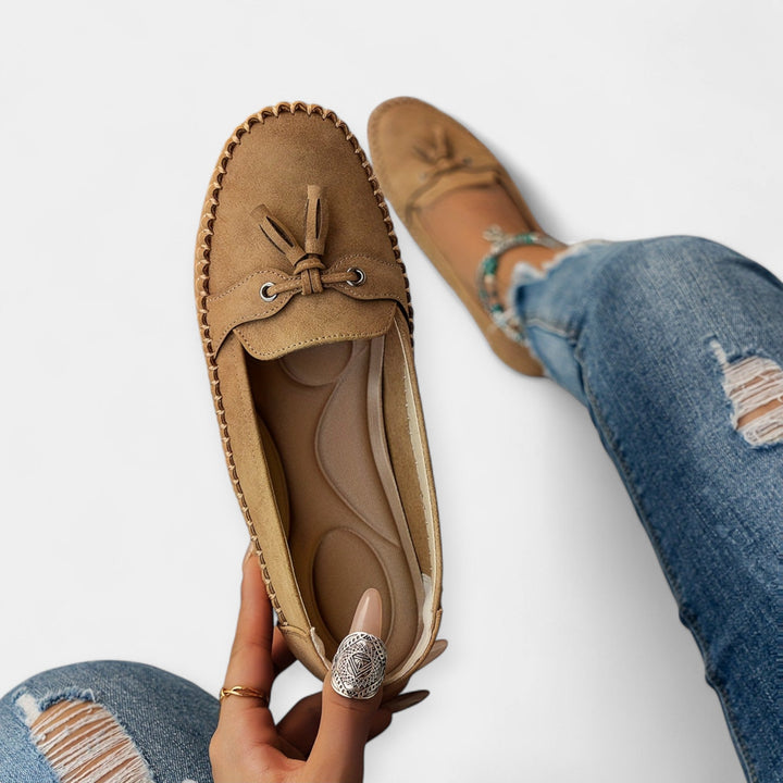 Rozárie - Ballet flats with bow style