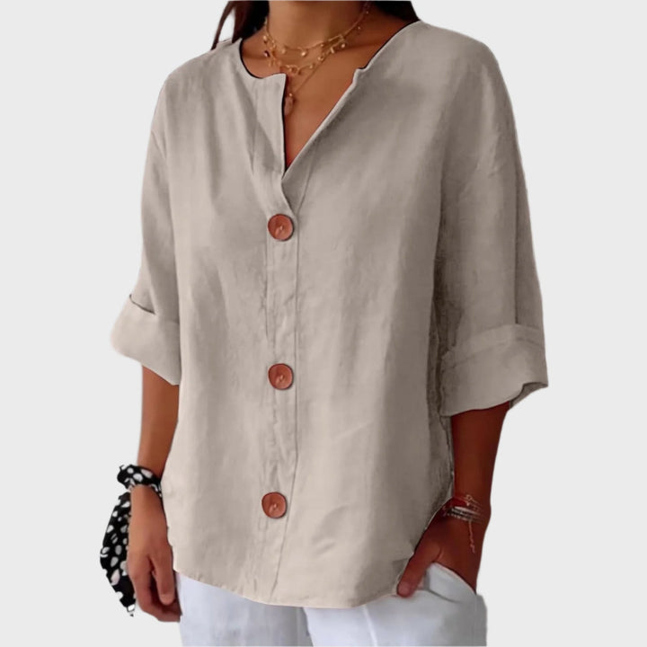 Adéla - Comfortable Linen Shirt