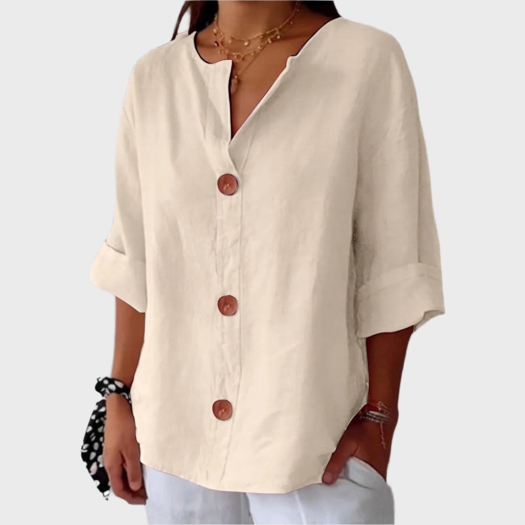 Adéla - Comfortable Linen Shirt