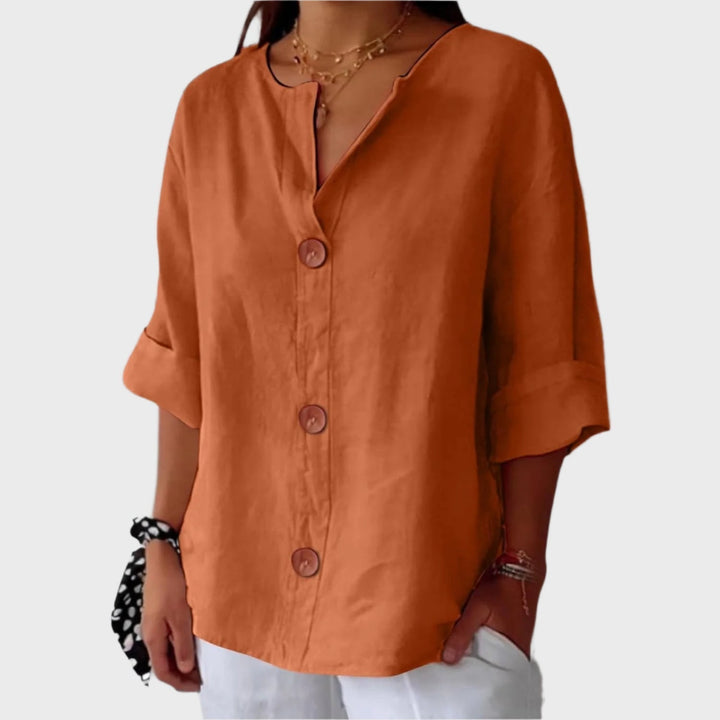 Adéla - Comfortable Linen Shirt