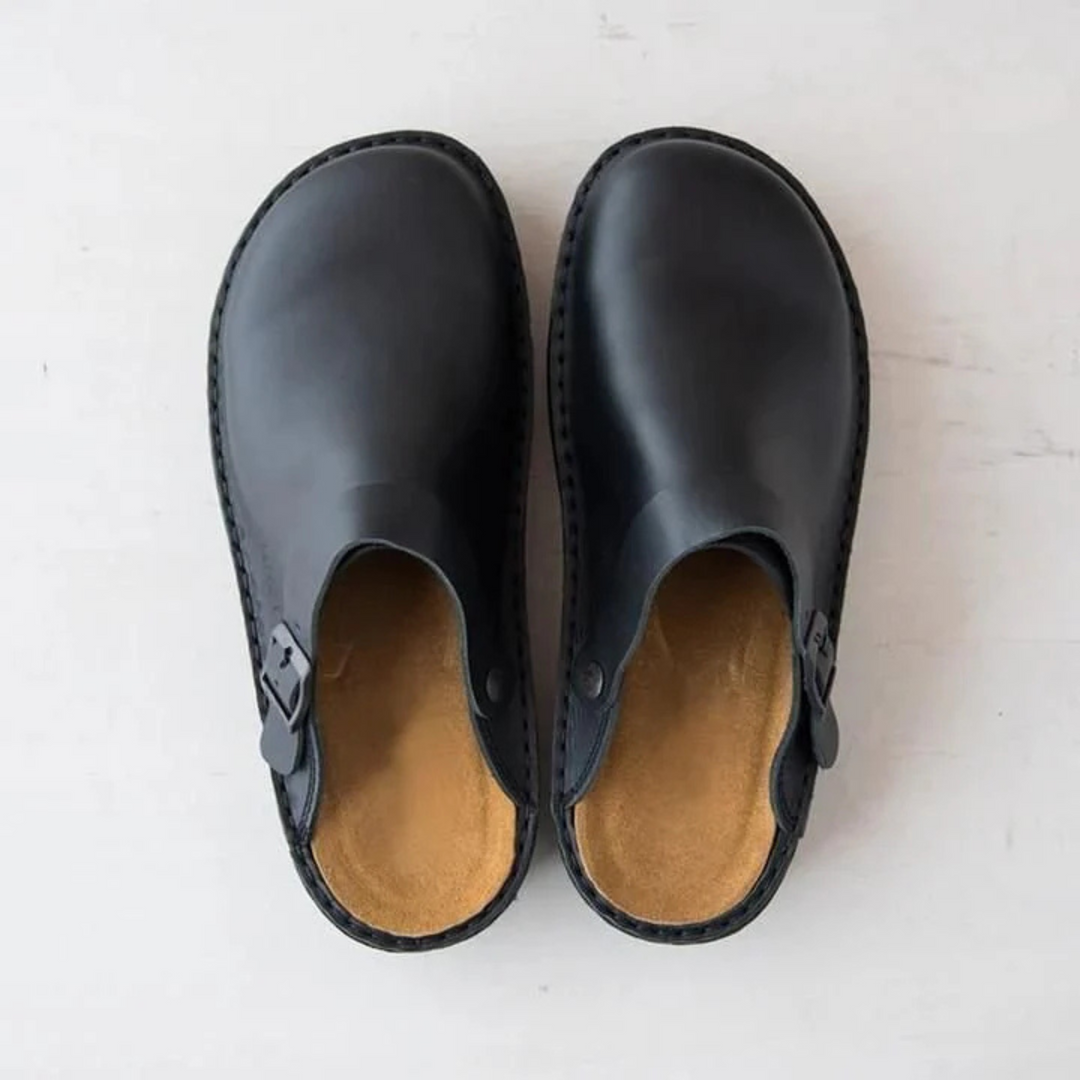 Vintage Leather Clogs