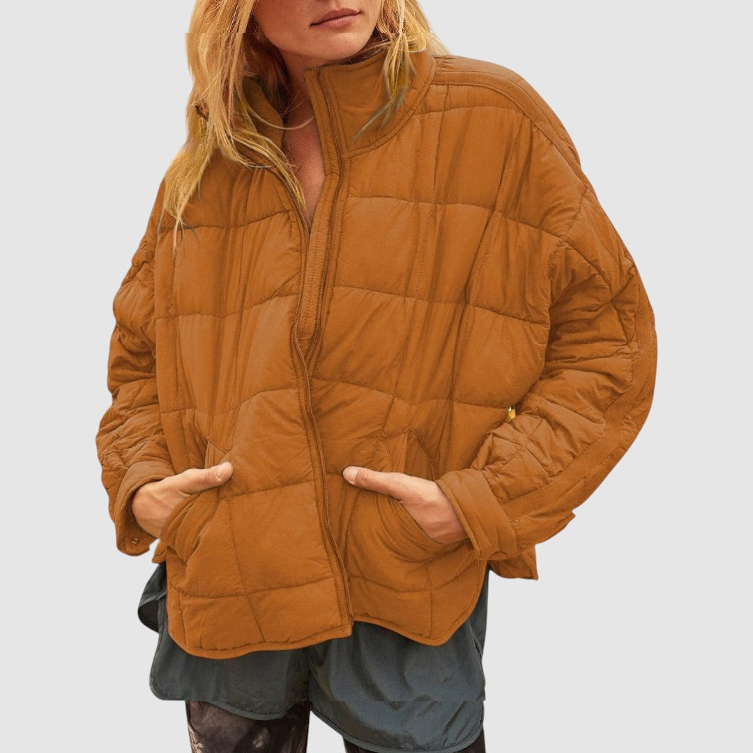 Gabriela - Light, compact quilted jacket with zipper