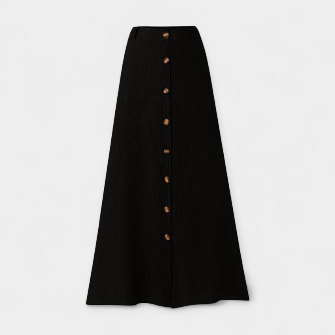 Klára - Semi-sheer midi skirt with a slit