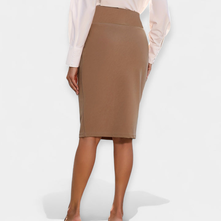 Meda - Midi Skirt with High Waist