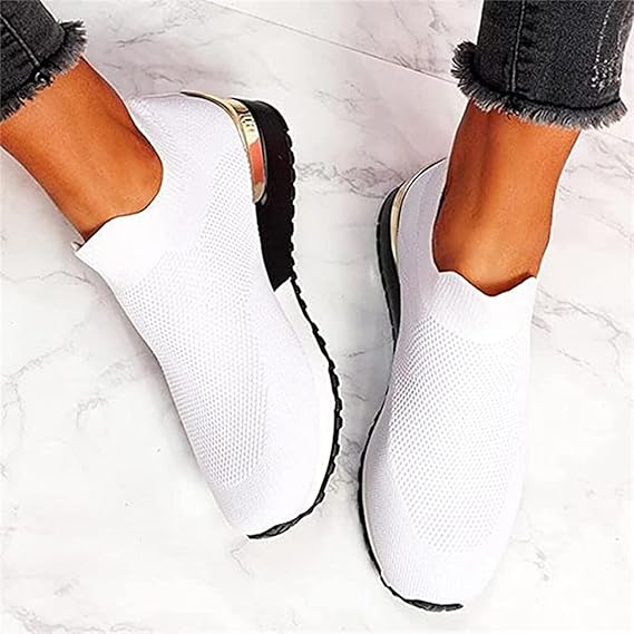 Aimee Gold Accent Sneakers
