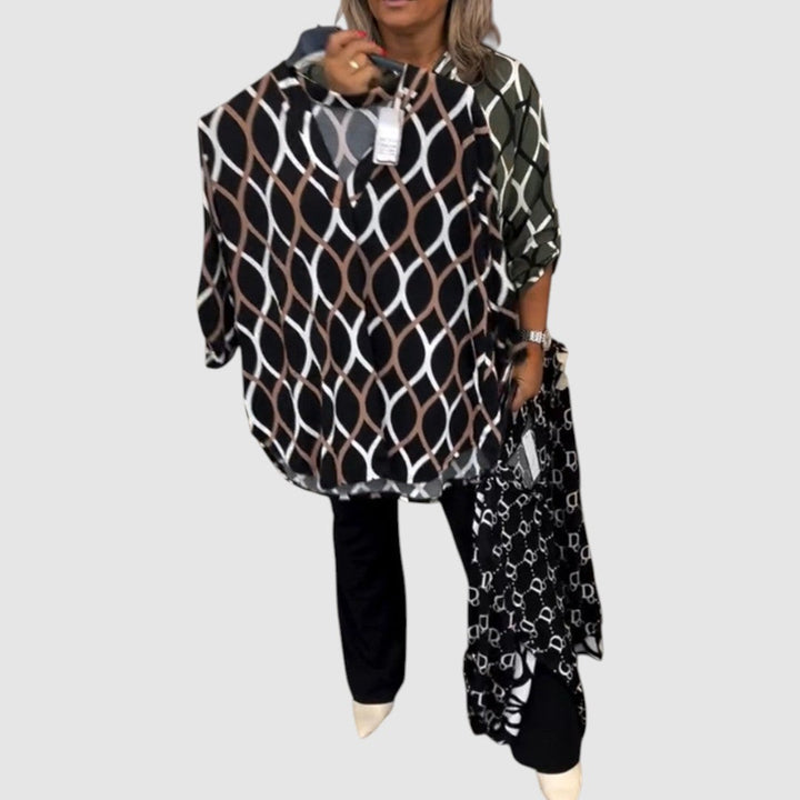 Ella - Blouse with a graphic print