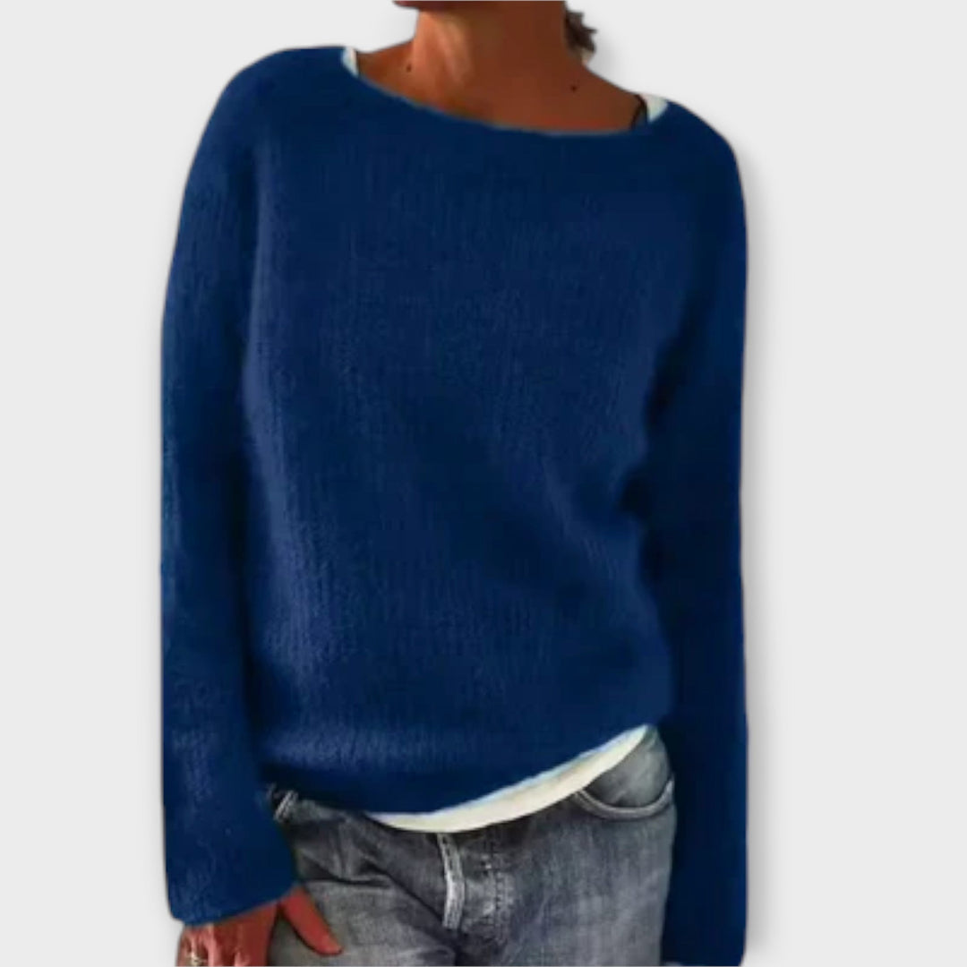 Regine – solid knitted sweater