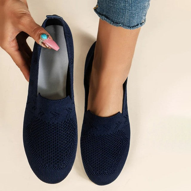 Mesh Slip-On Loafers