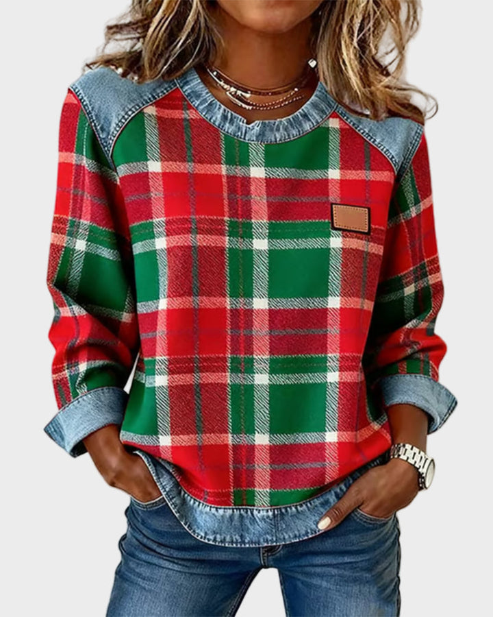 Ivy – Women's Patchwork Sweatshirt