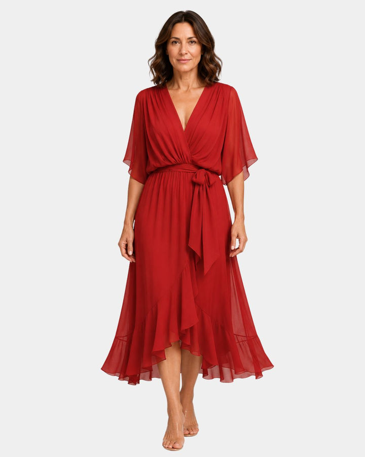 Carmen Chiffon Dress