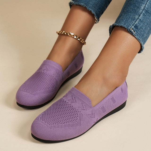 Mesh Slip-On Loafers