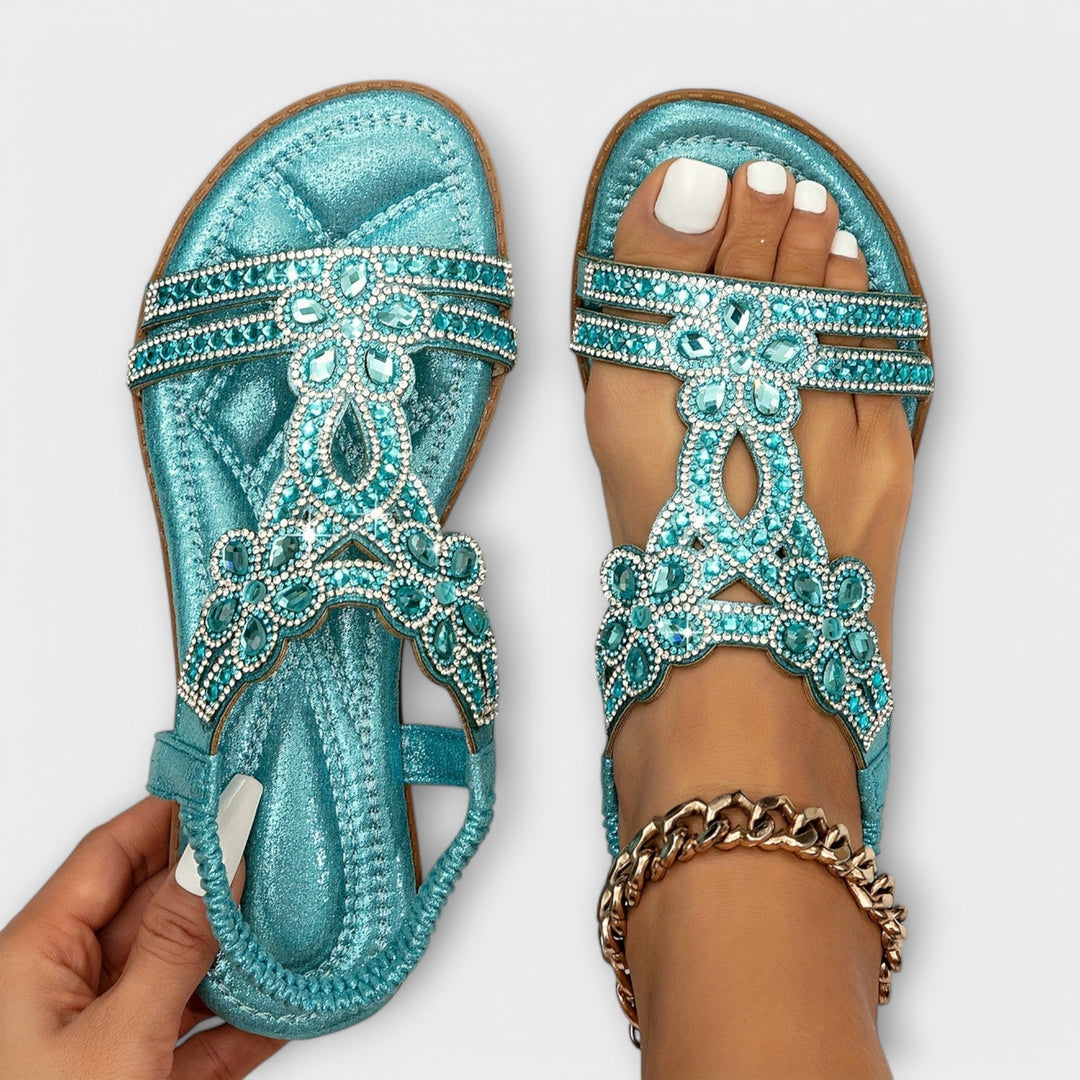 Birgit - Orthopedic sandals with boho charm