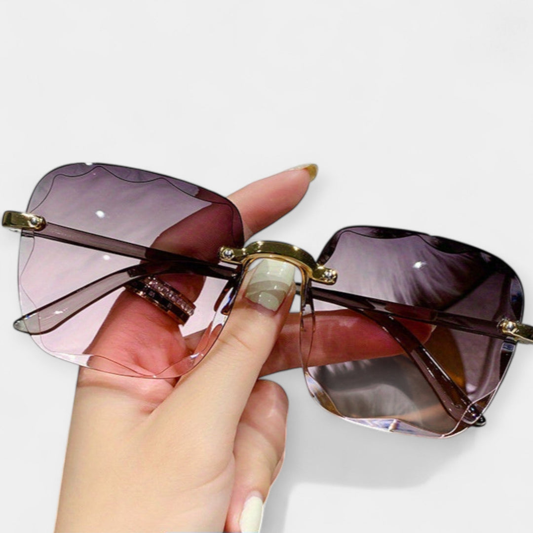 Classic retro rimless glasses