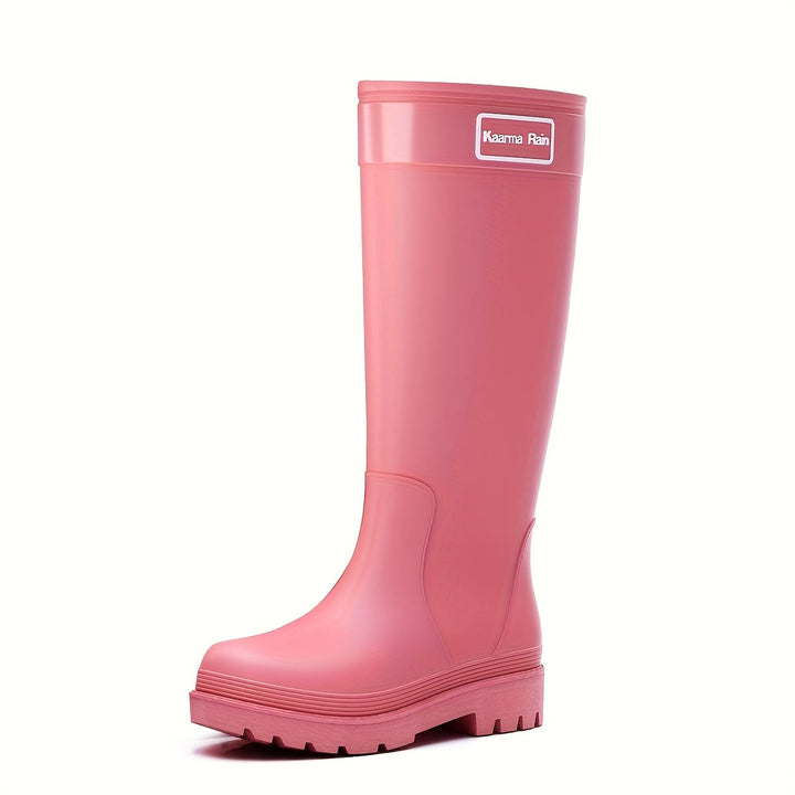 Knee-High Rain Boots